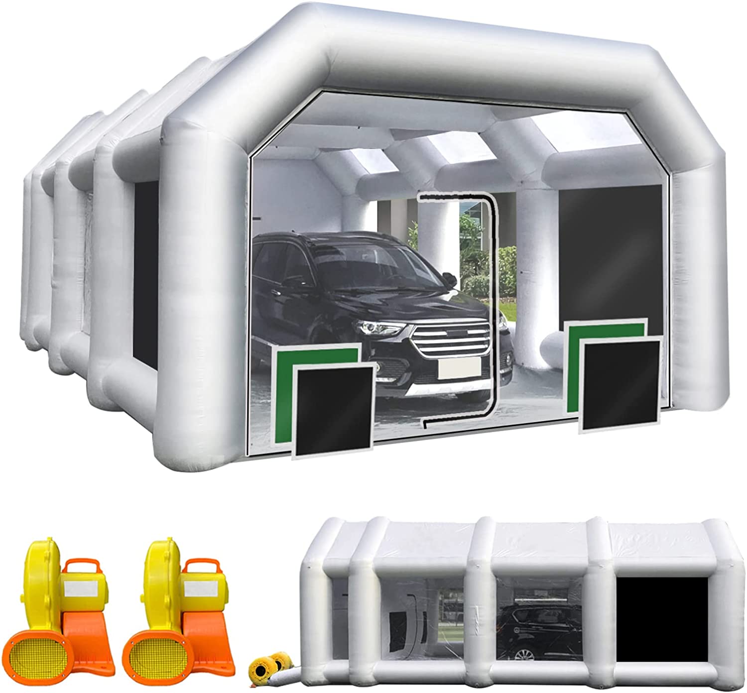 Customized Portable Inflatable Spray Paint Booth With Carbon